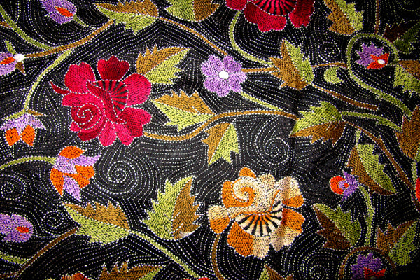 New At Unnati : Read how we use the Age old technique of Kantha to tell beautiful stories on Tussar Silk &amp; Cotton Suits