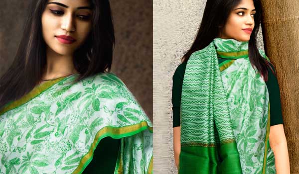 Witness the Beauty of New Age Block Prints on Classy Chanderi Silk Cottons Sarees – Crafted by Unnati