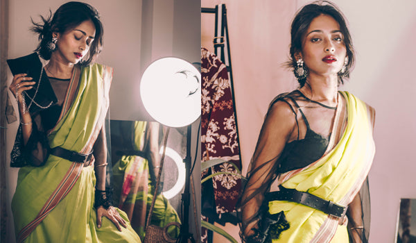 Learn how to wear a saree for that slim fit look