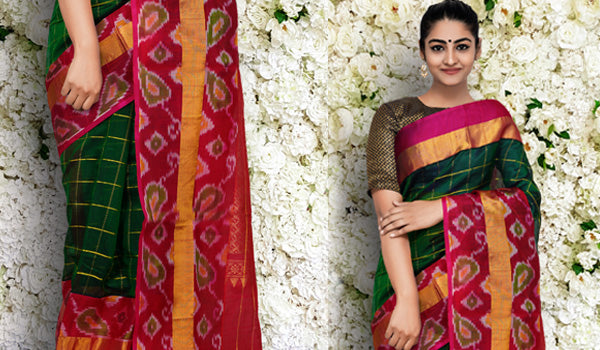 This wedding season drape into the Magic of Handcrafted Pochampally Ikat Silk Sarees from Unnati Silks