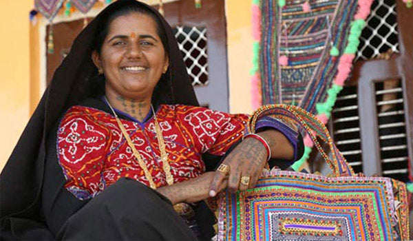 Having Unflinching Faith in her craft, PabibenRabari has taken her art from the lands of Kutch to International Fashion scene