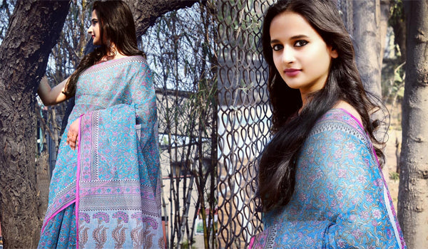 For the Vibrant Summer Shades- Try Our Classy Kota Cotton and Supernet Sarees
