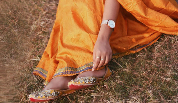 Looking good in your saree? Match it with the right kind of footwear