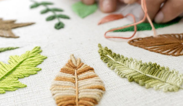Leaf Embroidery – an adornment sought after popularly