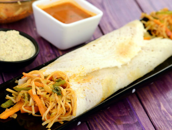 Noodle Stuffed Dosa – street fusion snack growing popular