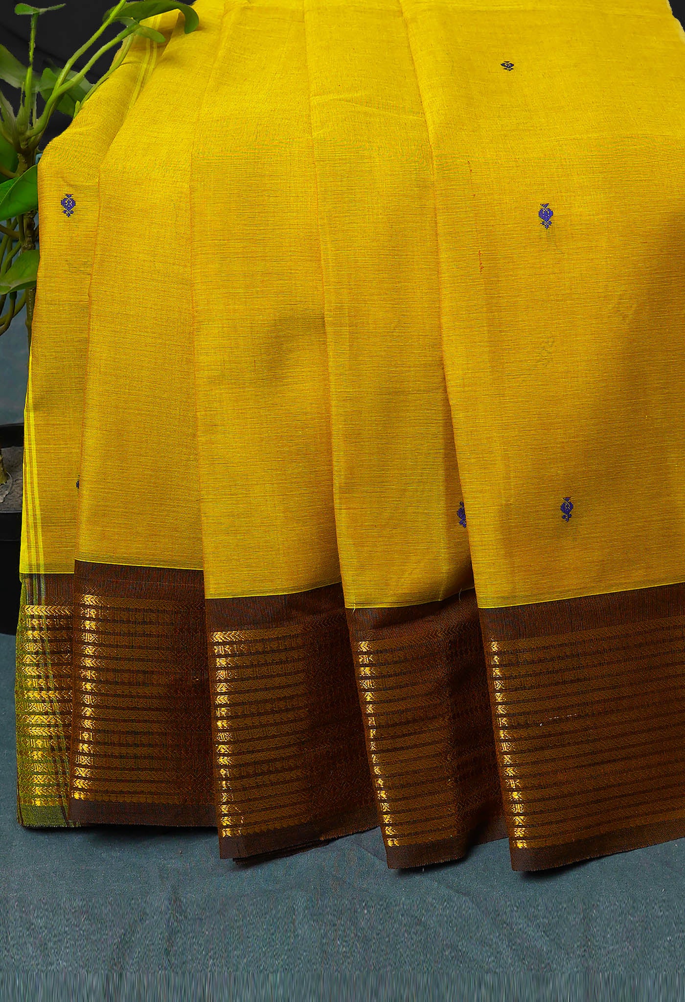 Peach Pink Pure Pavani Handcrafted Chettinad Cotton Saree-UNM82178
