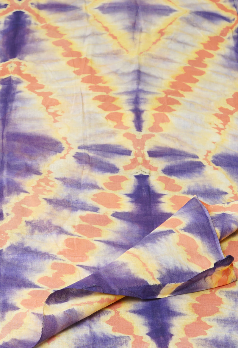 Multi Pure Bandhani Printed Cotton Dupatta–UDS4702