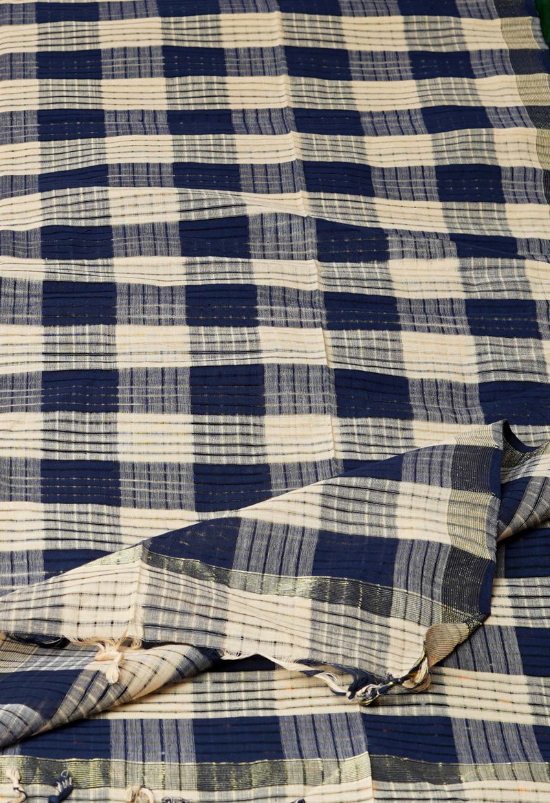 Multi Pure Plain Mangalgiri Cotton Dupatta–UDS4850