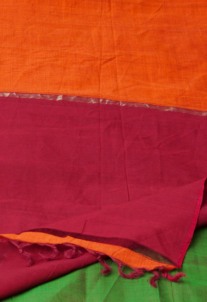 Multi Pure Plain Mangalgiri Cotton Dupatta–UDS4902
