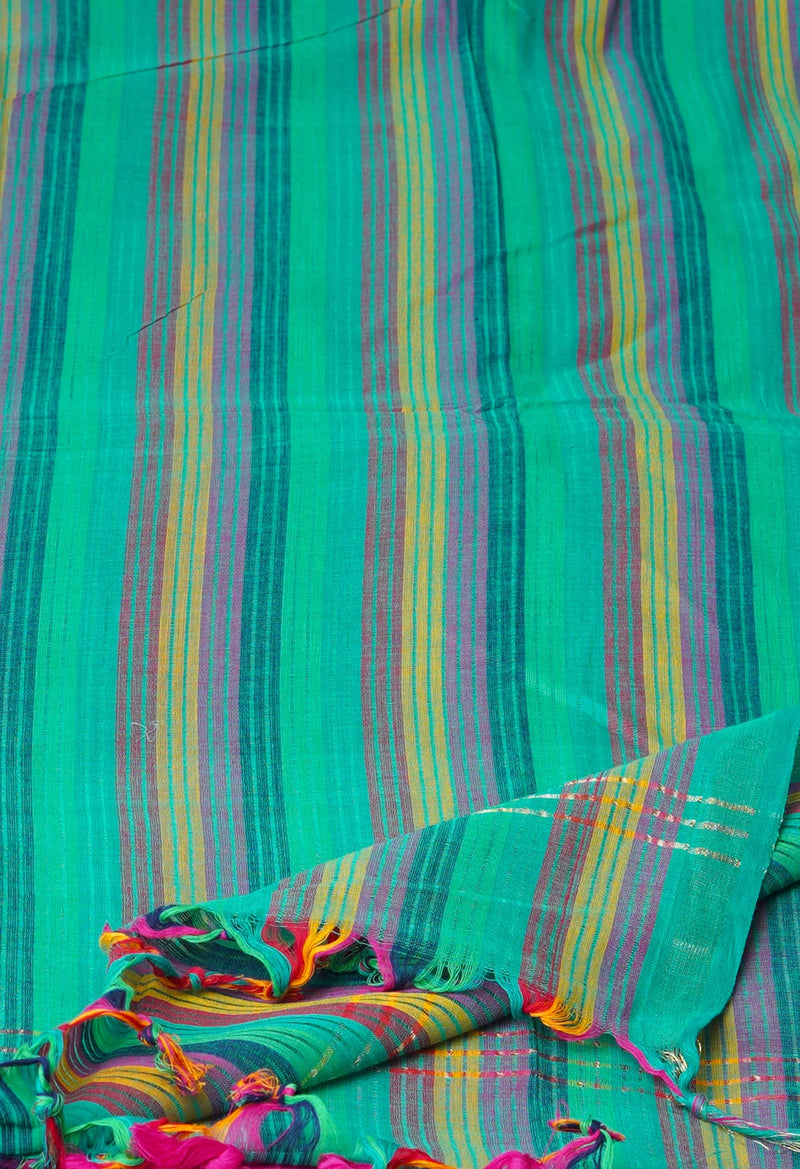 Multi Pure Plain Mangalgiri Cotton Dupatta–UDS4919