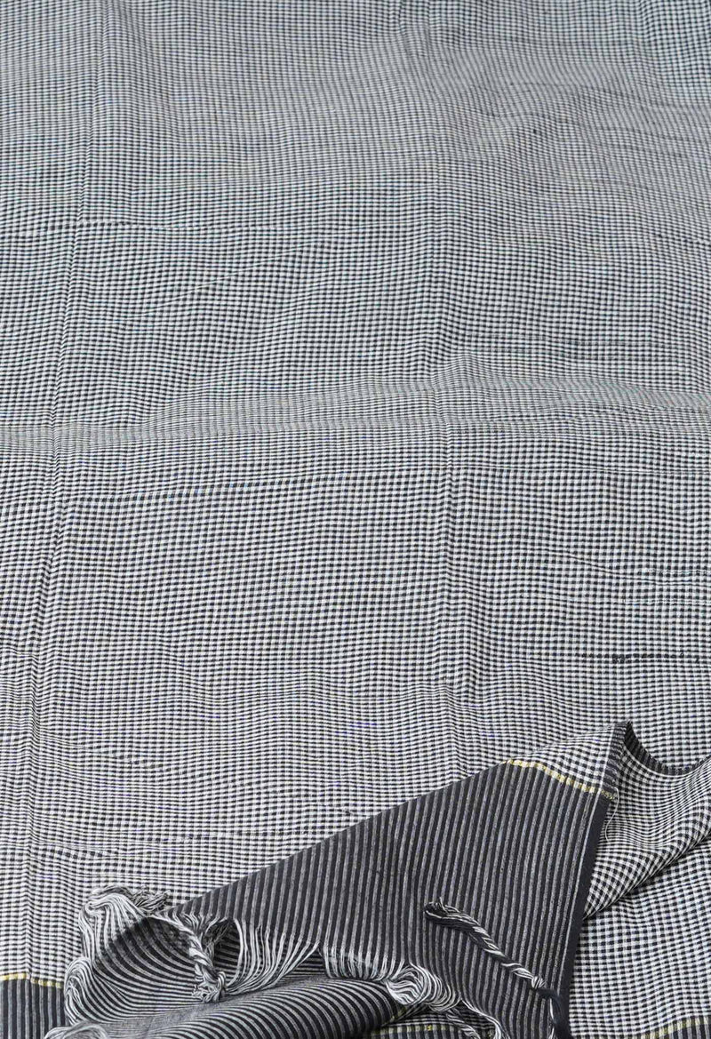 Grey Pure Plain Mangalgiri Cotton Dupatta–UDS4925