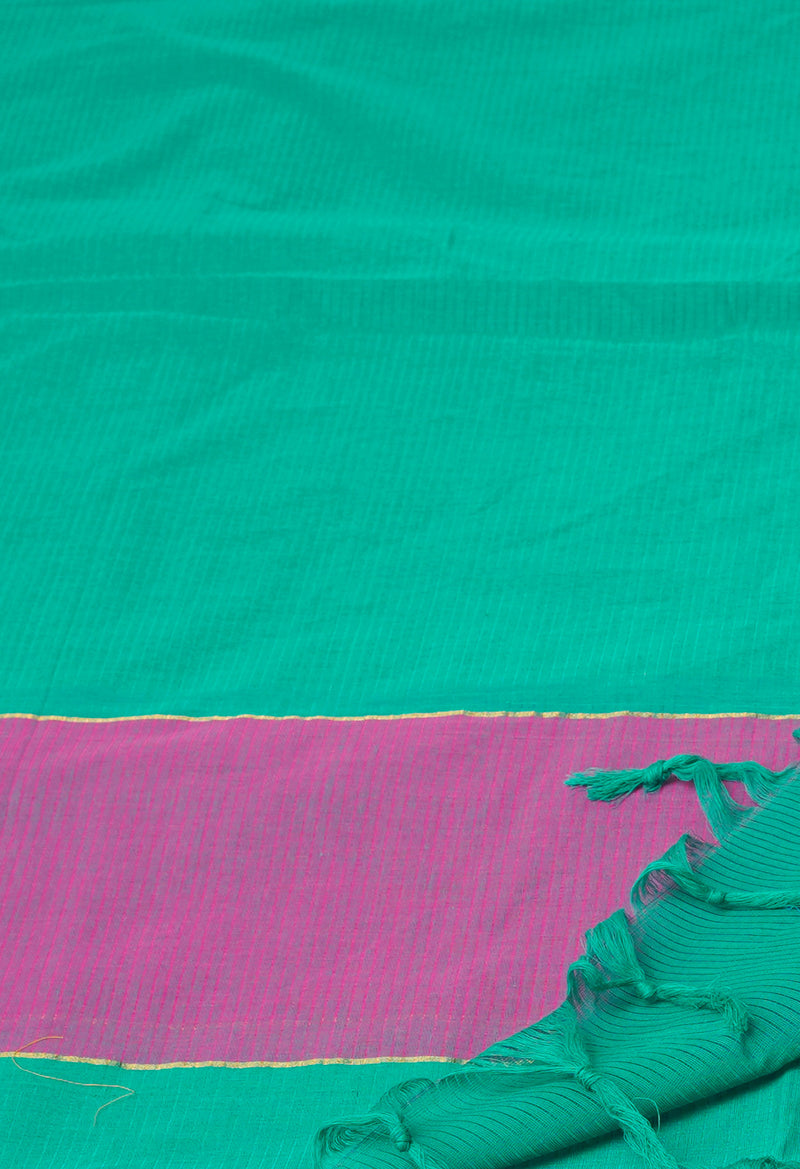 Green Pure Mangalagiri Cotton Dupatta–UDS5499