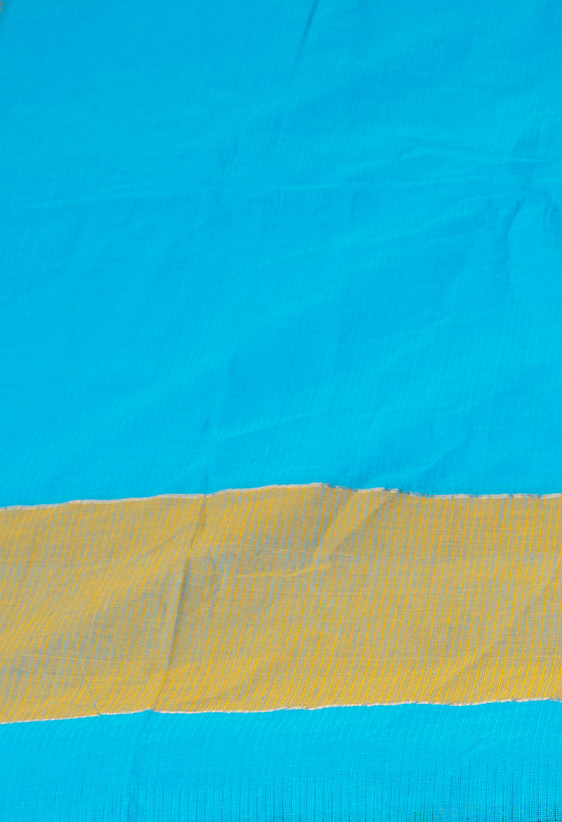 Blue Pure Mangalagiri Cotton Dupatta–UDS5500