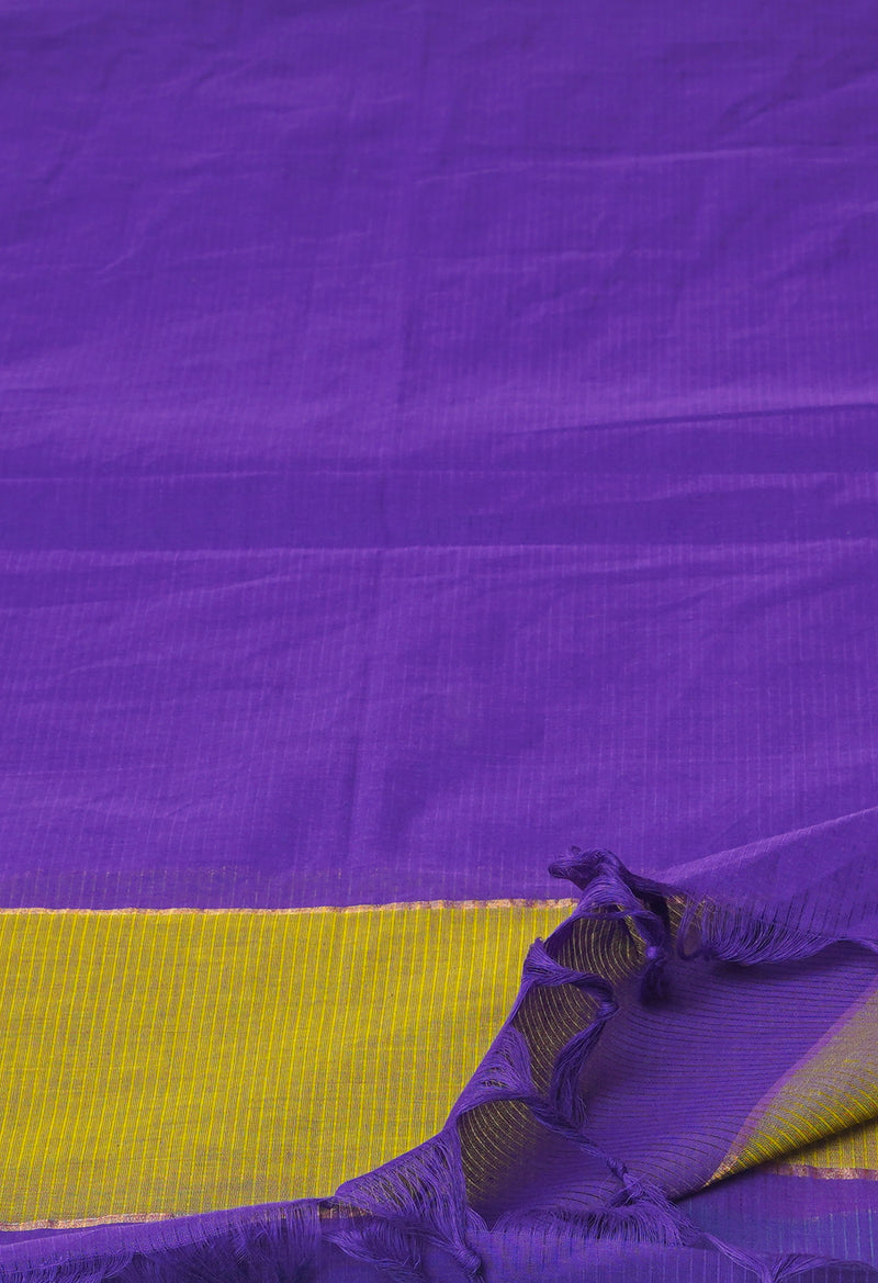 Violet Pure Mangalagiri Cotton Dupatta–UDS5504