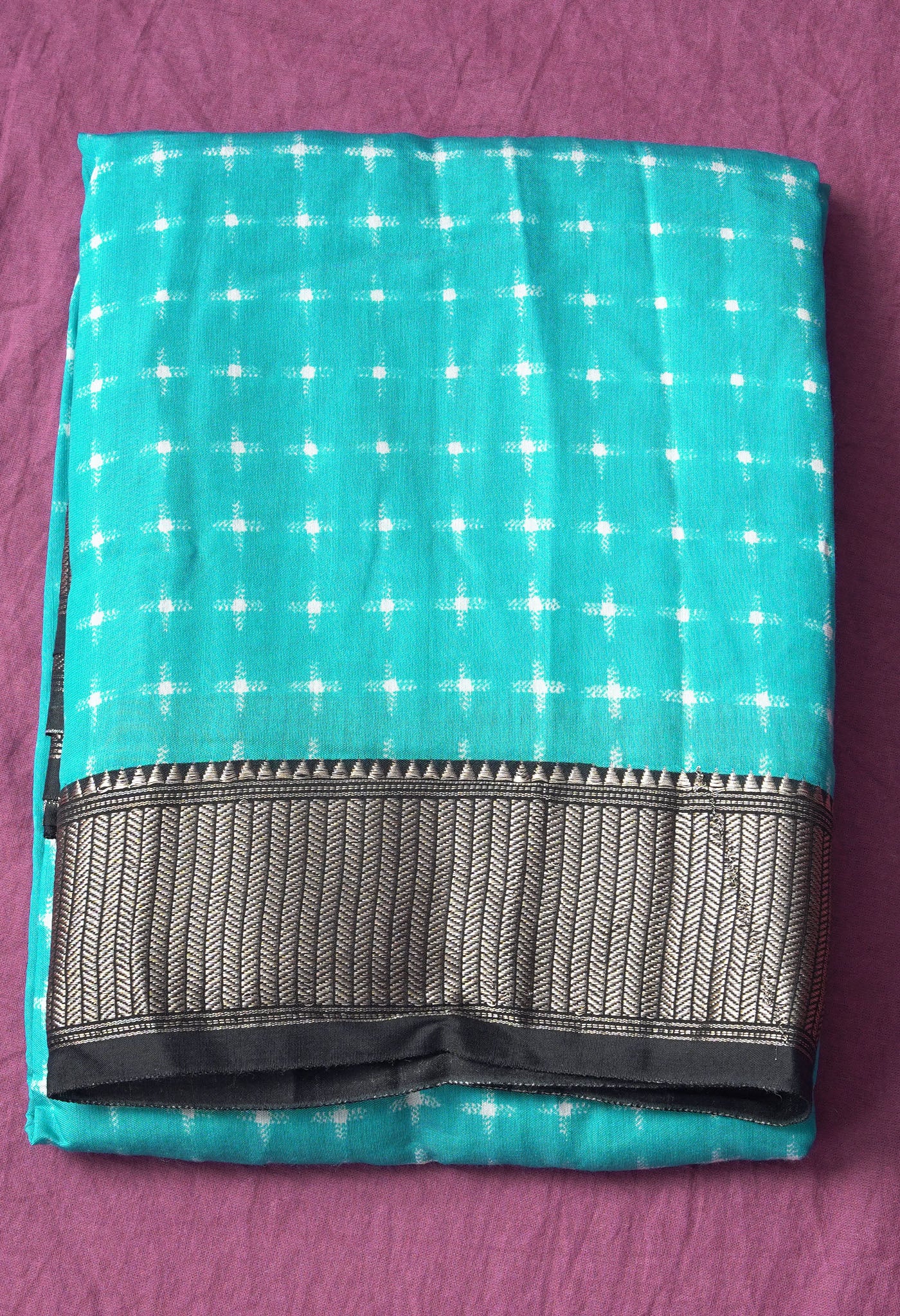 Pure Ikat Printed Chanderi Silk Saree-ULAC0002/16-16