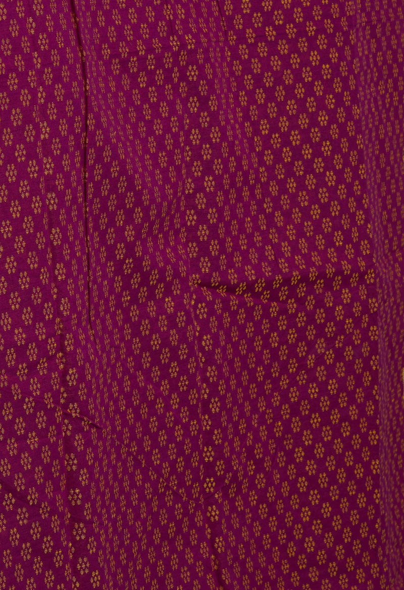 Cream Pure  Dyed Printed Kota Cotton Saree-UNM72662