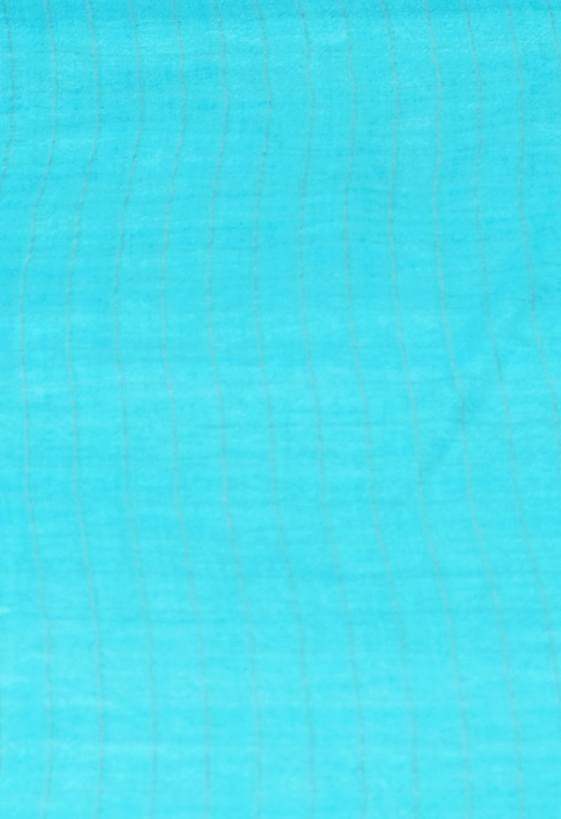 Blue  Chanderi Sico Saree-UNM72994
