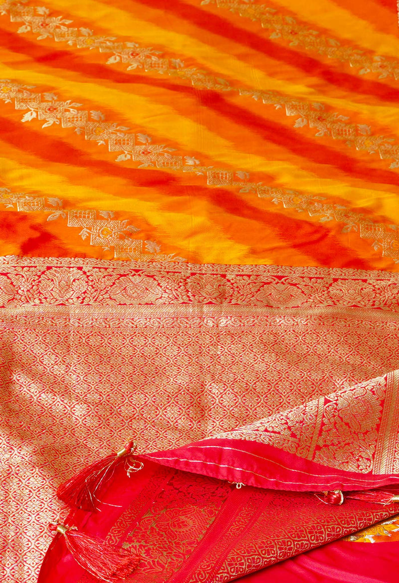 Multi  Fancy Banarasi Silk Saree-UNM73021