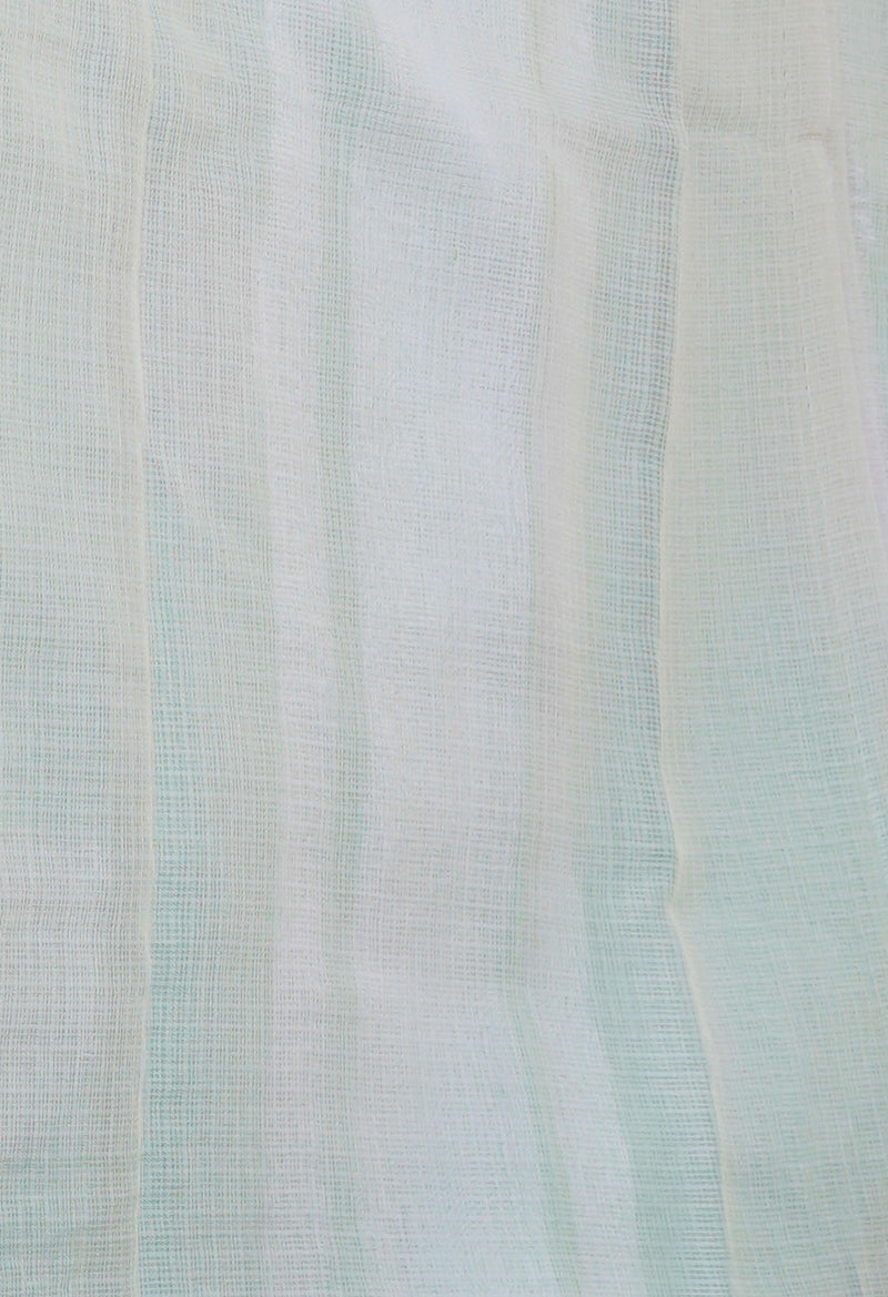 Green Pure  Banarasi Kota Cotton Saree-UNM73077