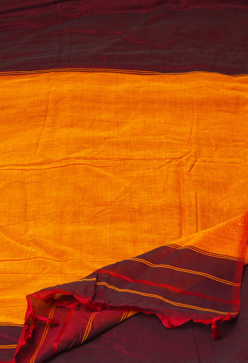Maroon Pure Handloom Pavani Narayanpet Cotton Saree-UNM73235