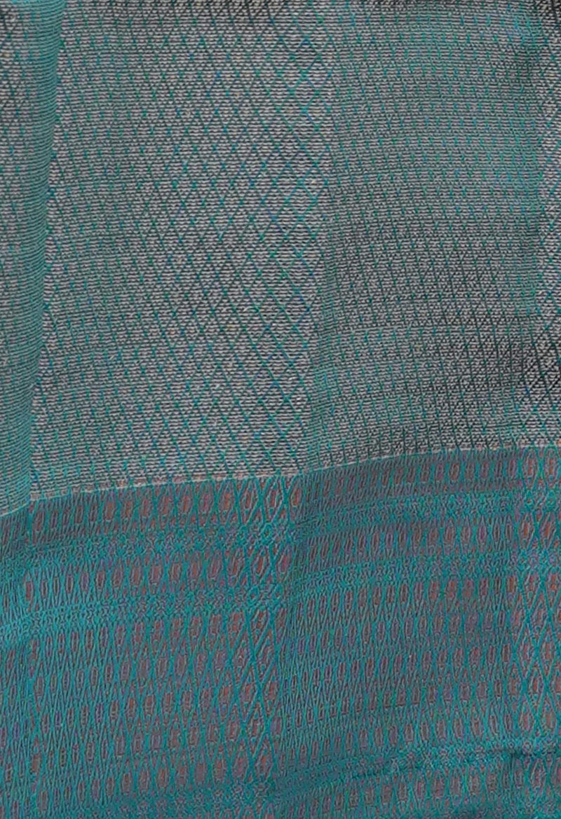 Green  Brocade Banarasi Sico Saree-UNM73372