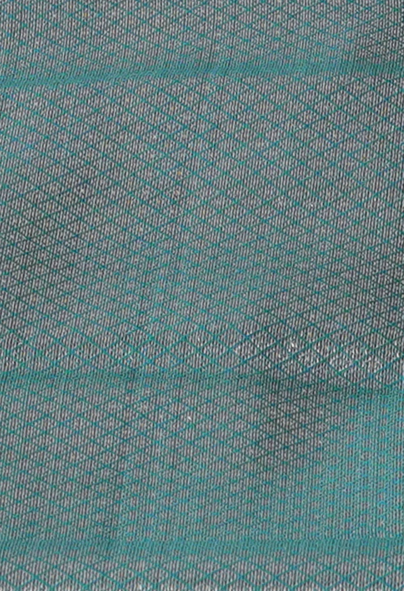 Grey  Brocade Banarasi Sico Saree-UNM73375