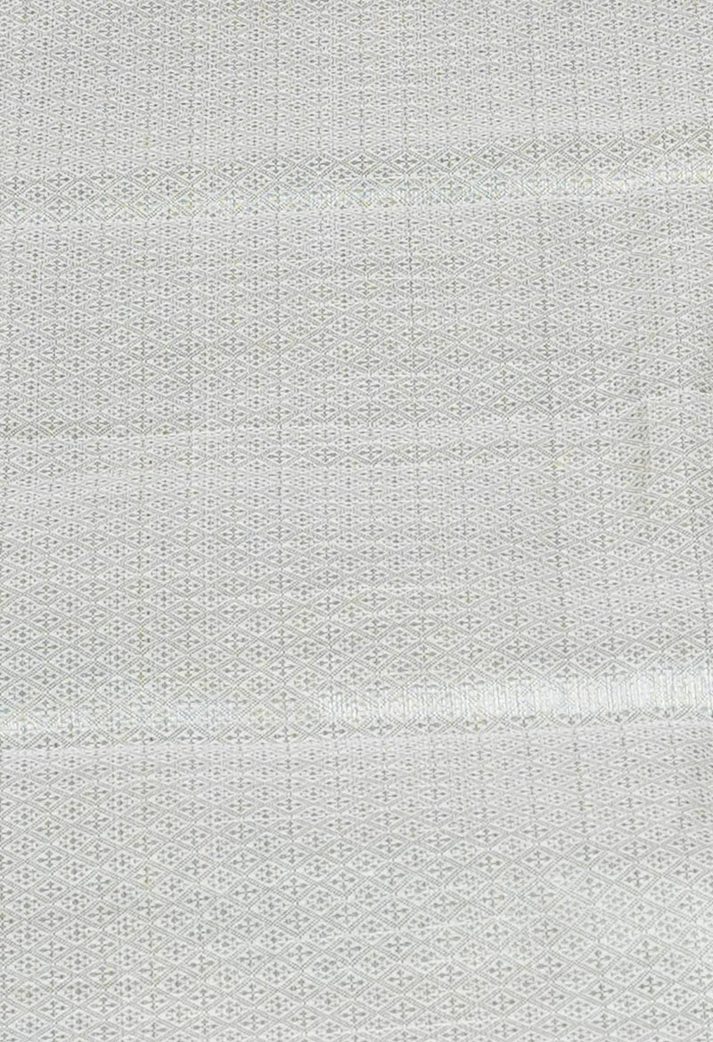 Cream  Banarasi Chanderi Sico Saree-UNM73394