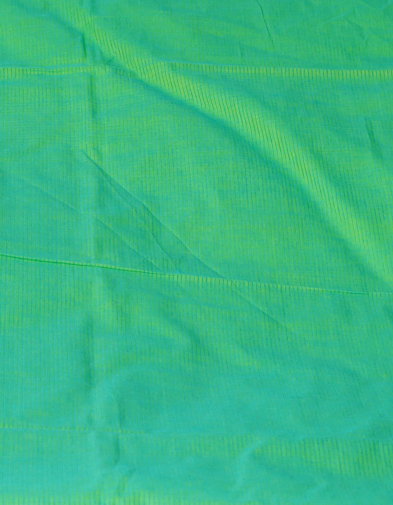 Green Pure Mangalgiri Cotton Saree-UNM73491