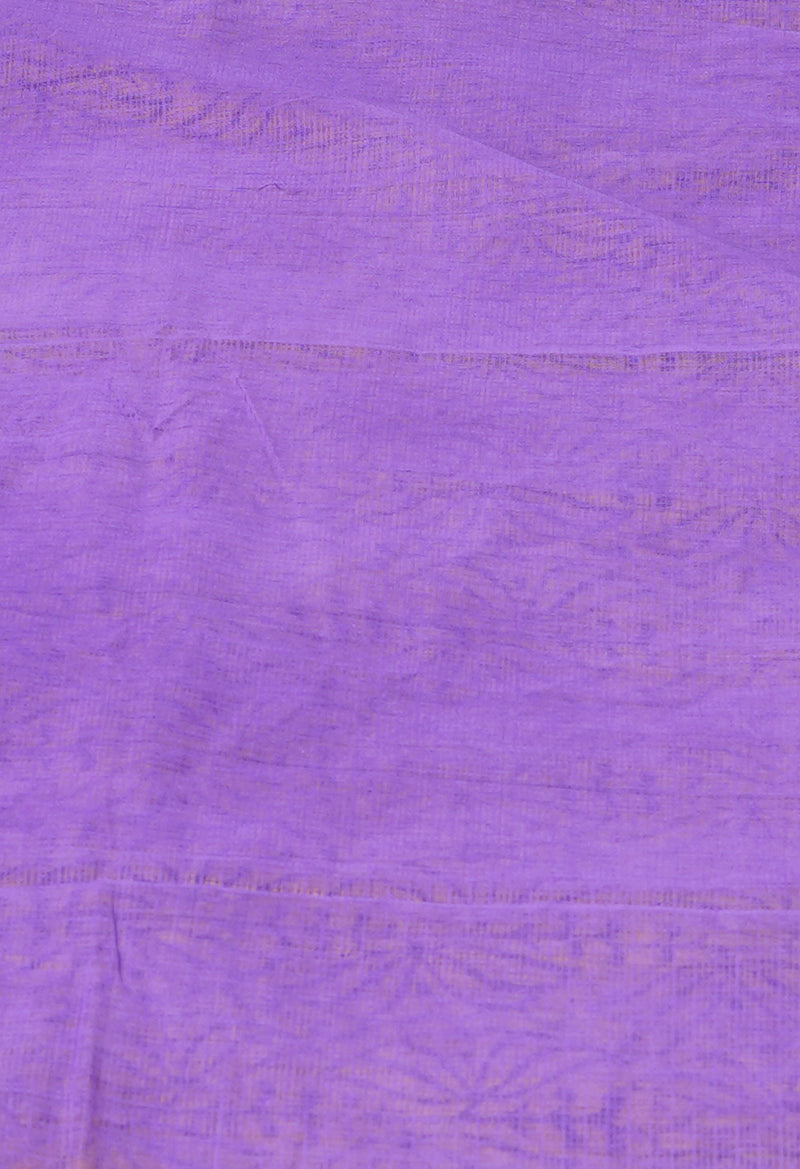 Yellow  Pure Dyed Printed Kota Cotton Cotton Saree-UNM73757