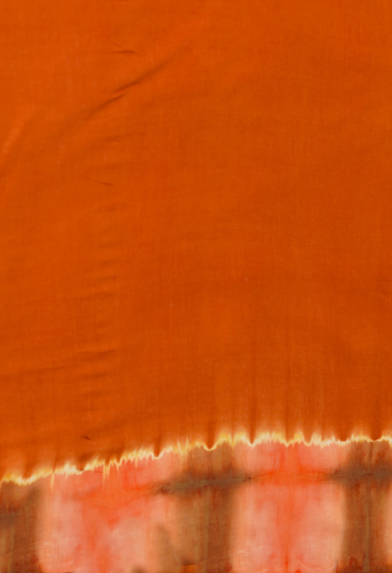 Multi Pure  Shibori Printed Superfine Mulmul Cotton Saree-UNM73778
