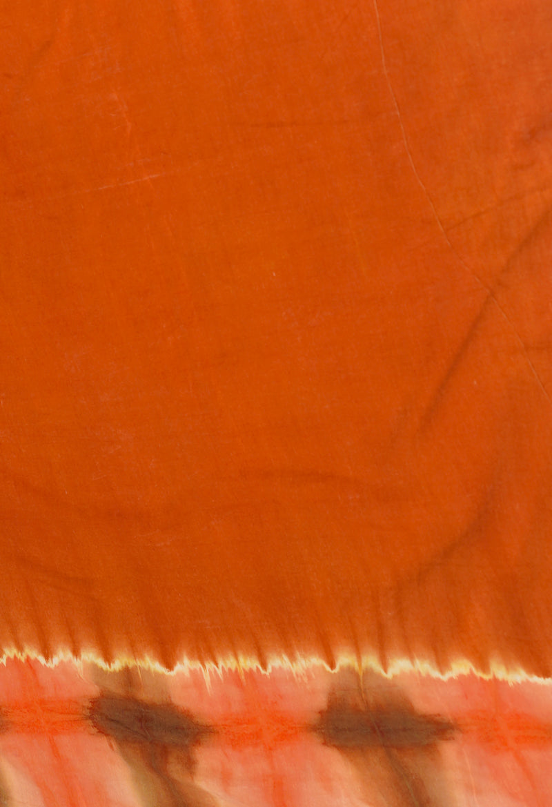Multi Pure  Shibori Printed Superfine Mulmul Cotton Saree-UNM73794