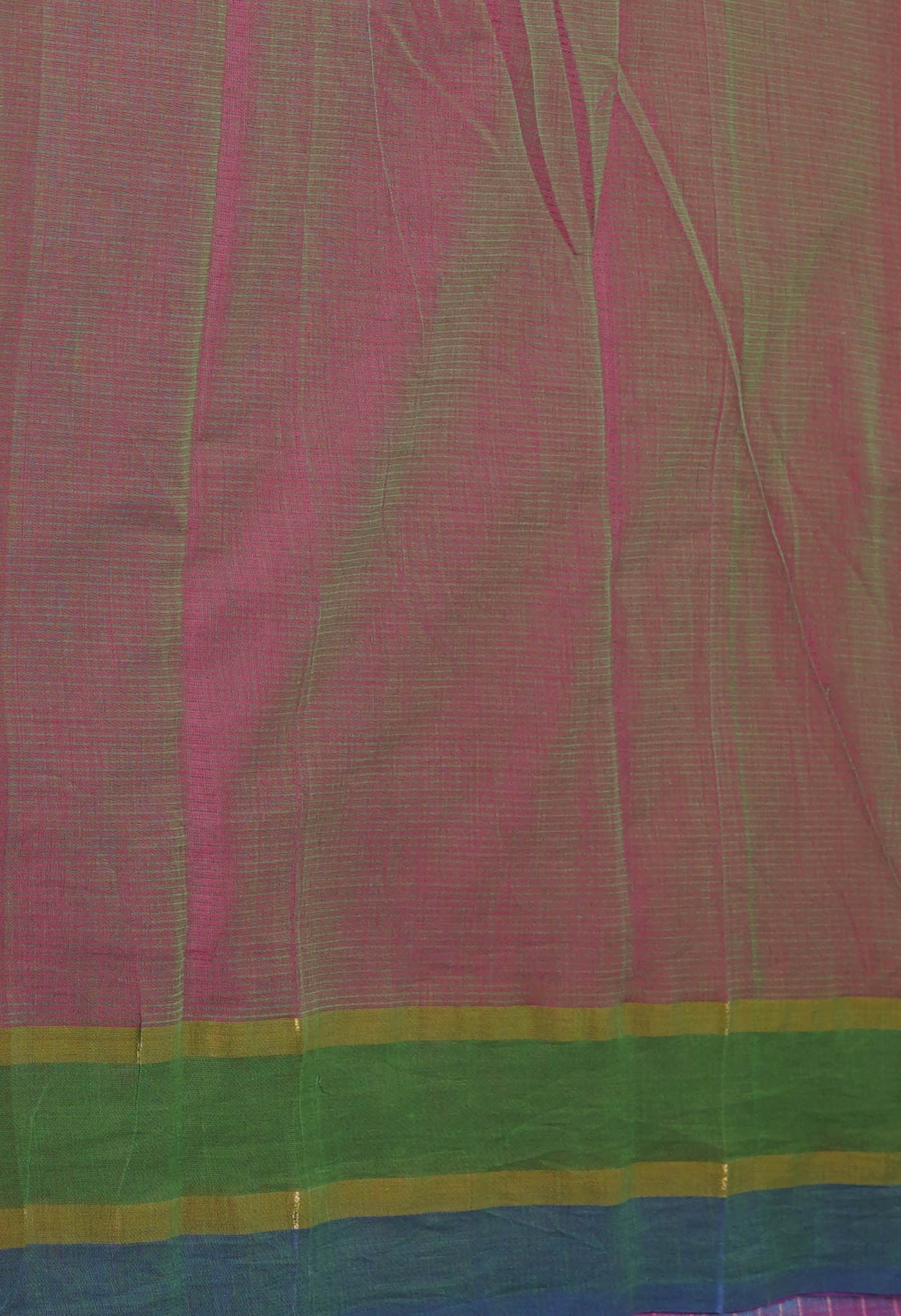 Pink Pure Mangalgiri Cotton Saree