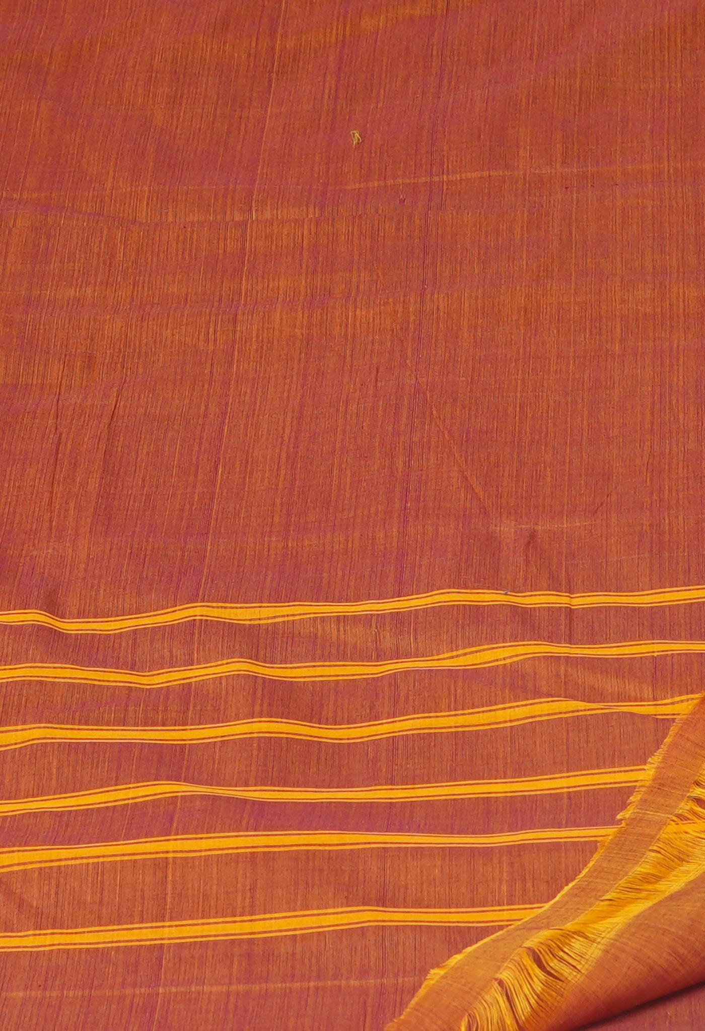 Yellow Pure Andhra Handloom Cotton Saree
