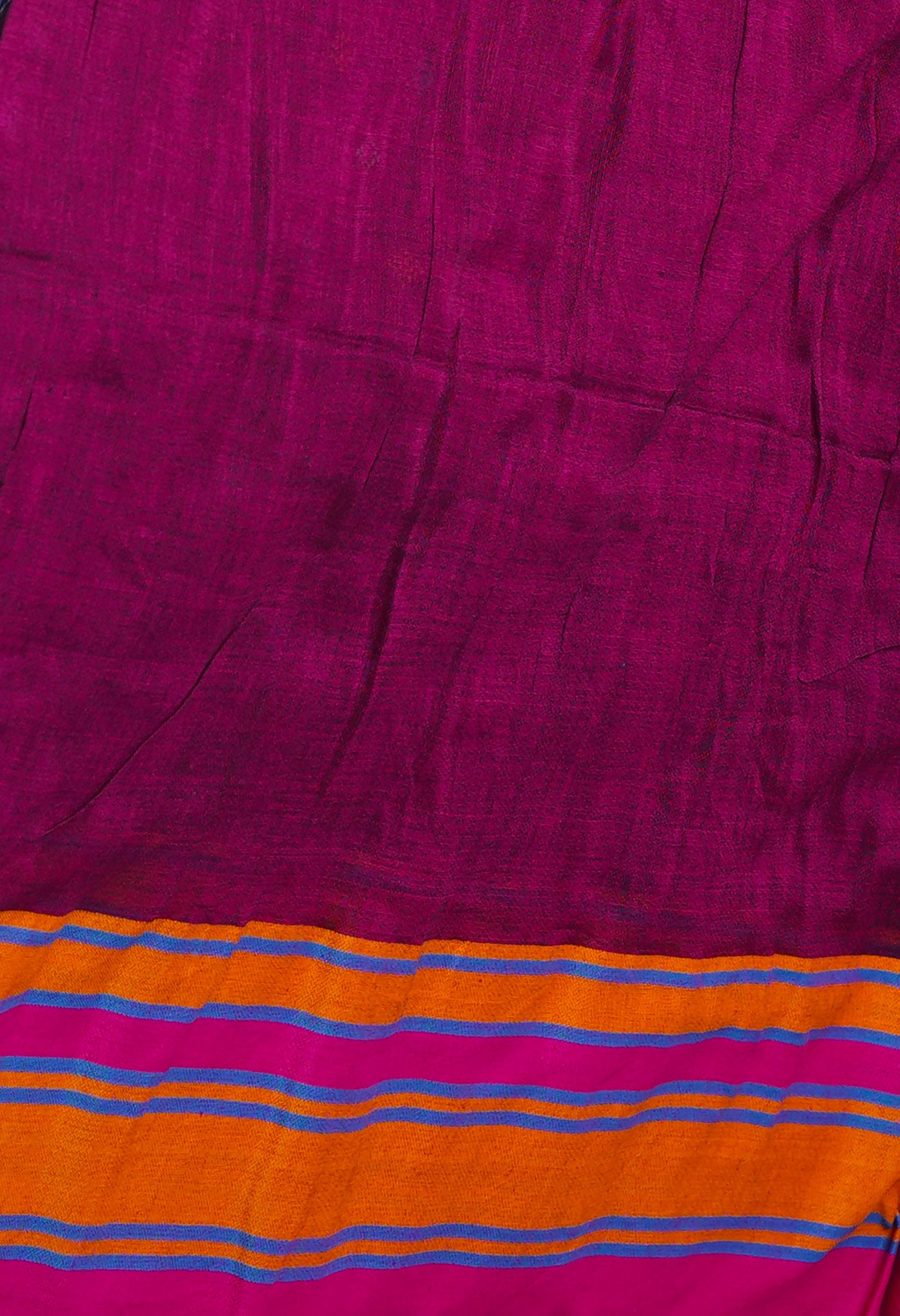 Pink Pure Handloom Nagaland Cotton Saree