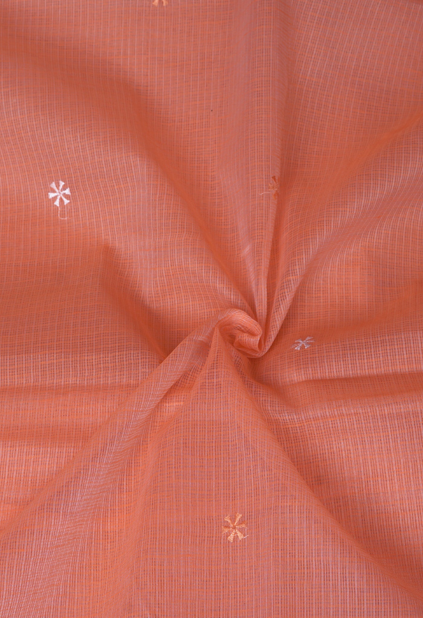 Orange Pure Emboridery Kota Saree-UNM82477