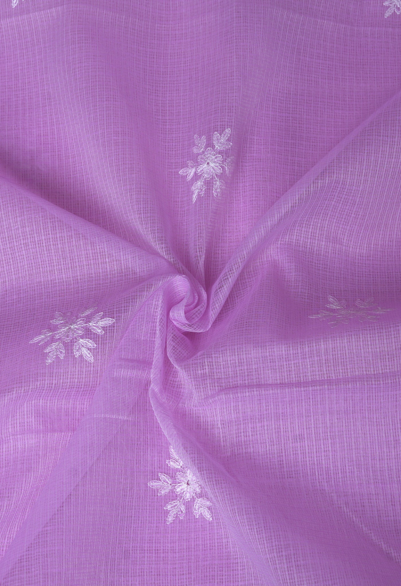 Lavender Pure Emboridery Kota Saree-UNM82481