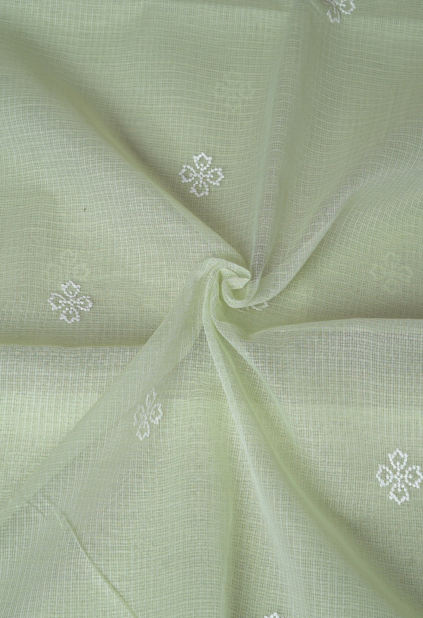 Green Pure Emboridery Kota Saree-UNM82495