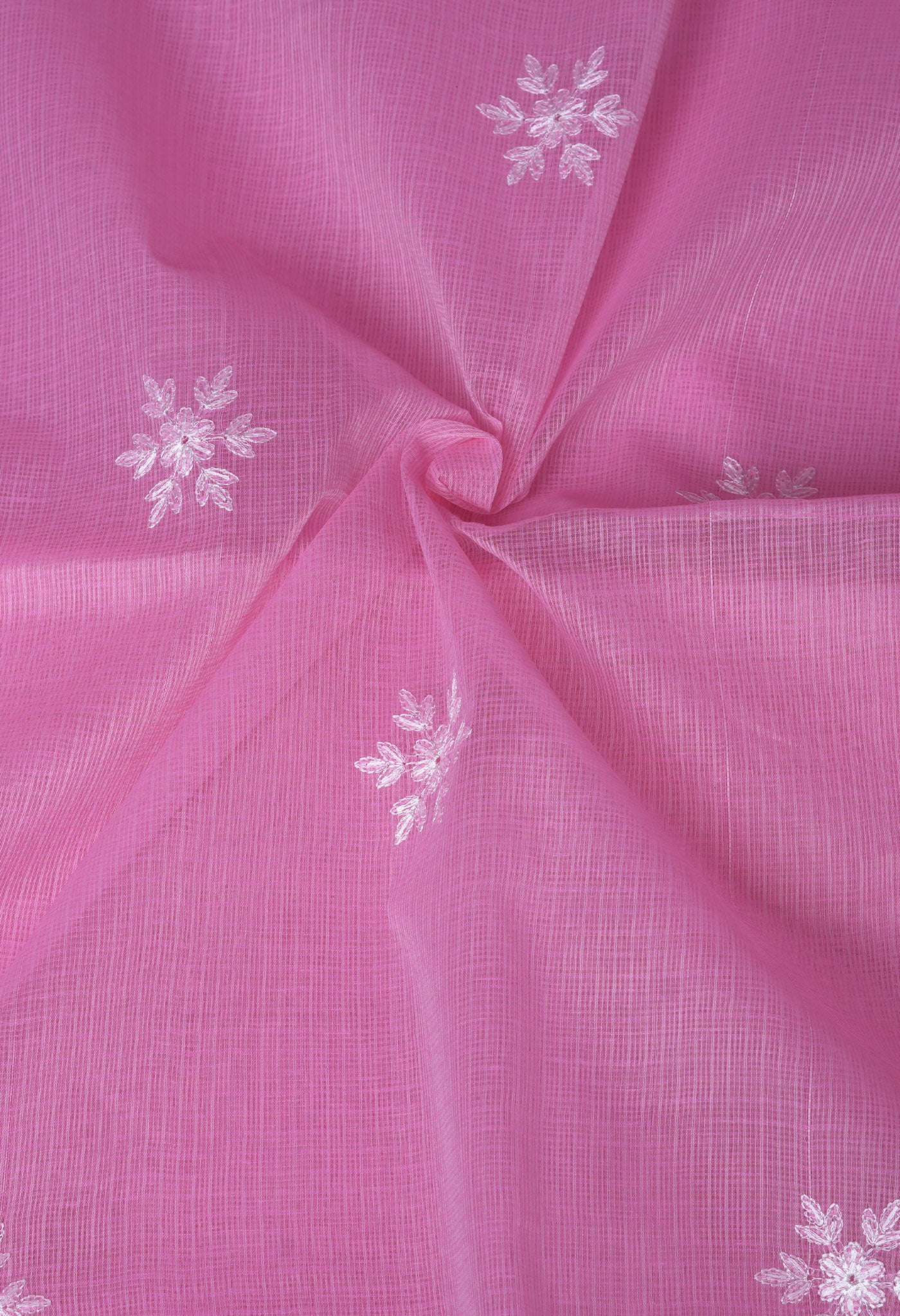 Pink Pure Emboridery Kota Saree-UNM82496