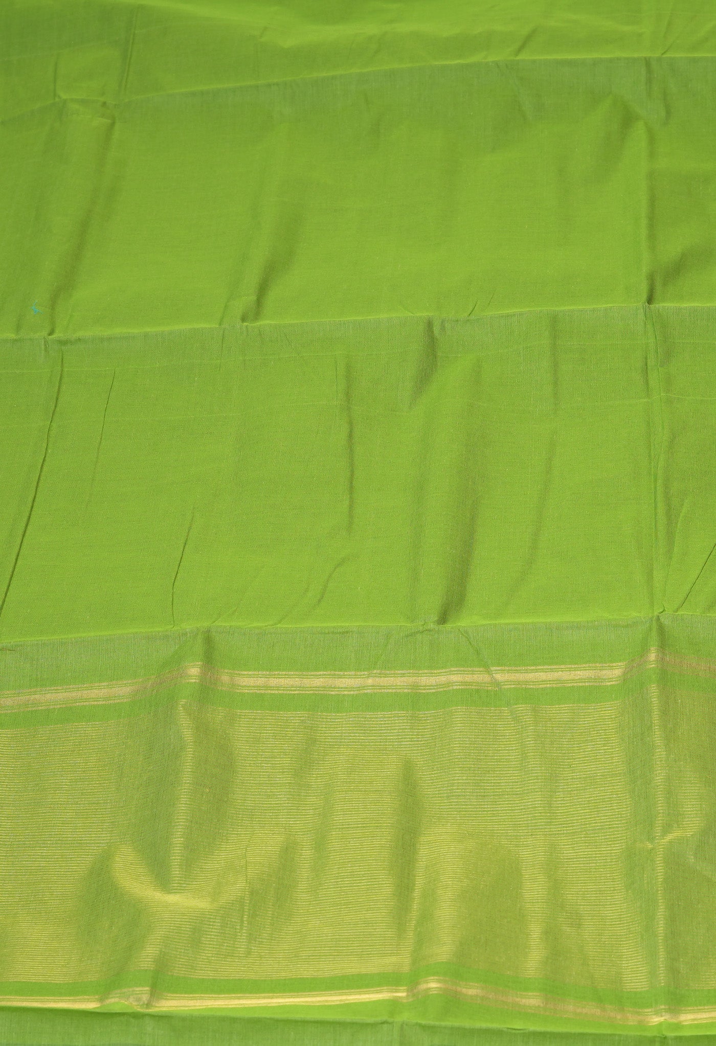Green Pure Plain Mangalgiri Cotton Saree-UNM82892