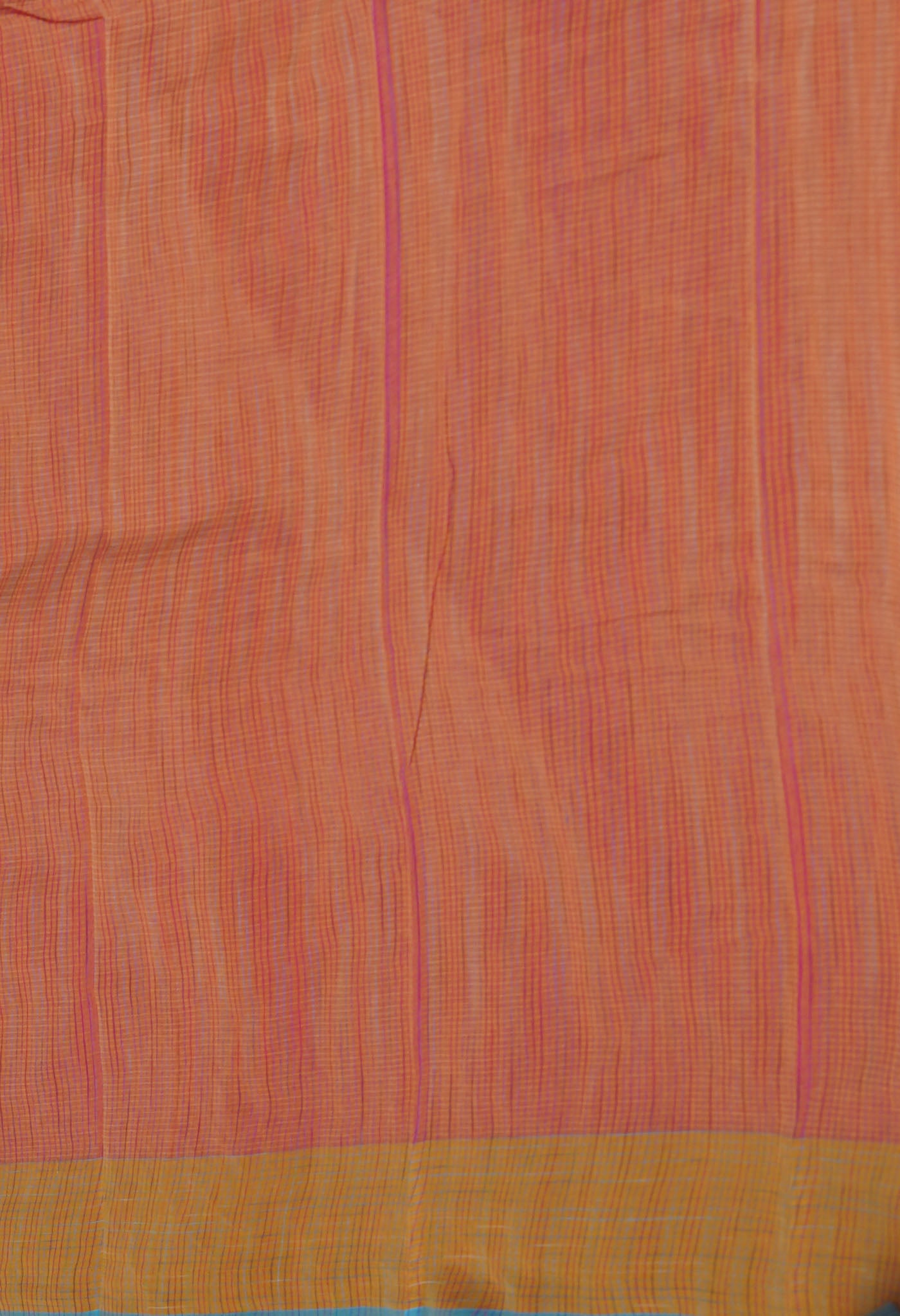 Pink-Brown Pure Plain Pavani Mangalgiri Cotton Saree-UNM83128