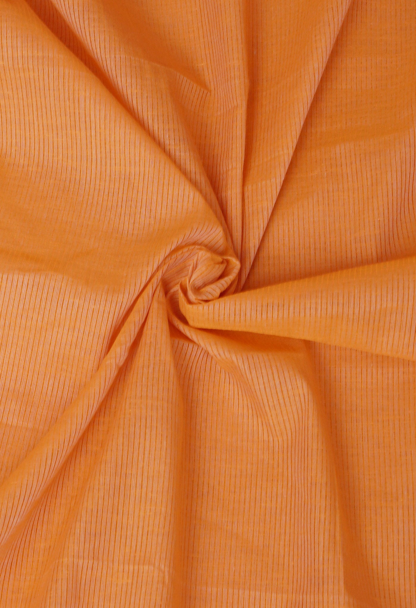 Orange Pure Plain Pavani Mangalgiri Cotton Saree-UNM83158