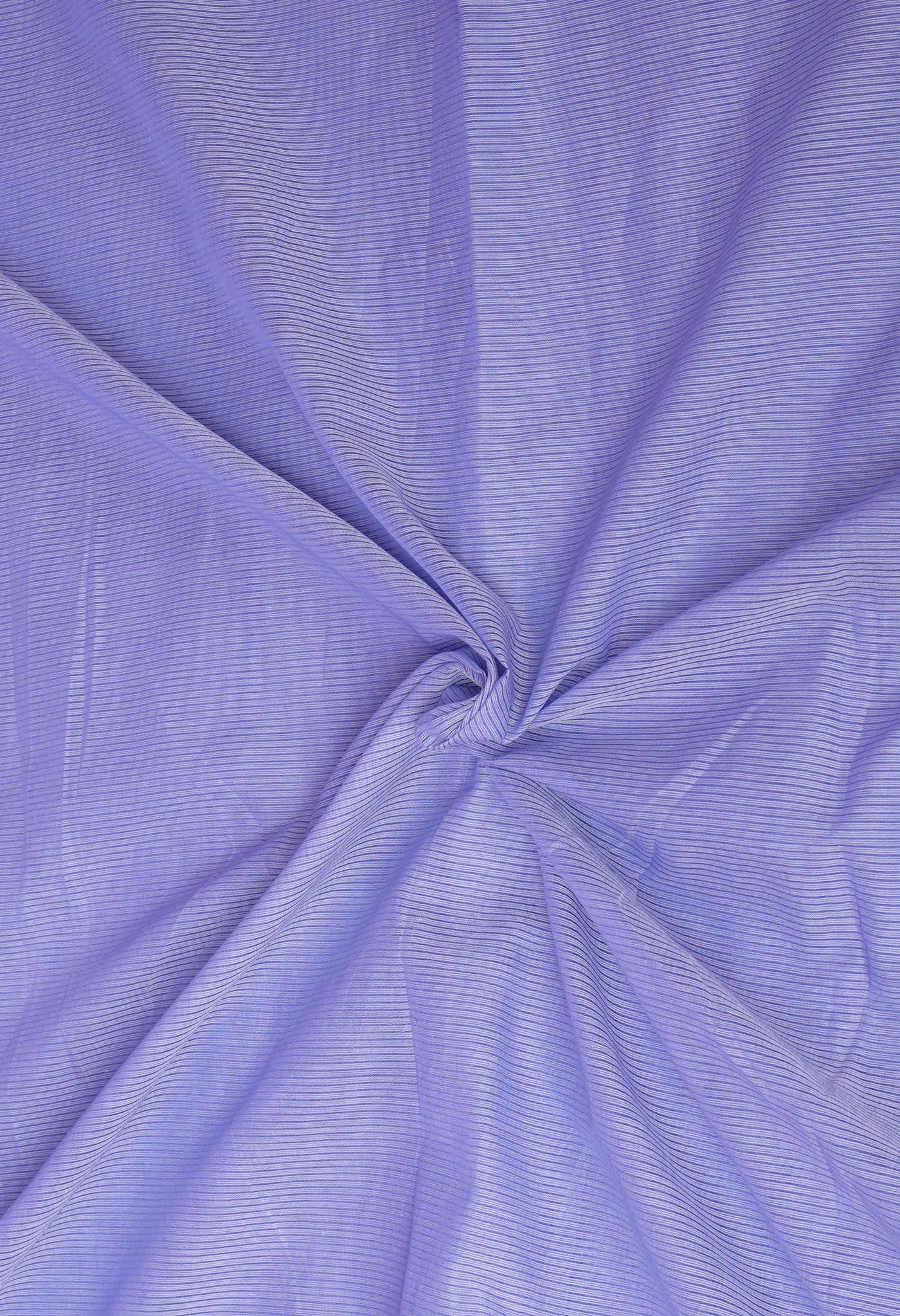 Lavender Pure Plain Pavani Mangalgiri Cotton Saree-UNM83183