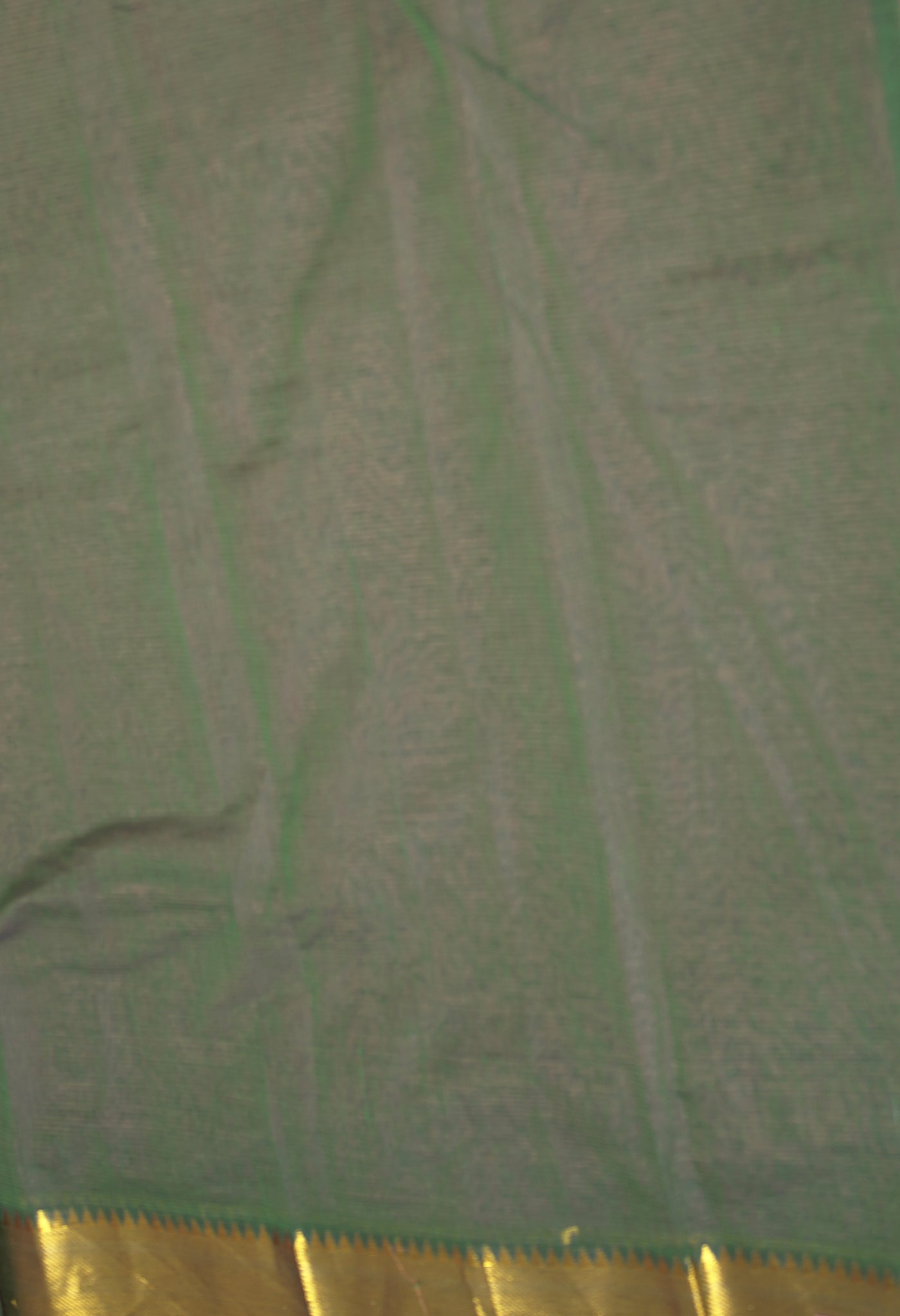 Taupe Brown Pure Plain Pavani Mangalgiri Cotton Saree-UNM83189