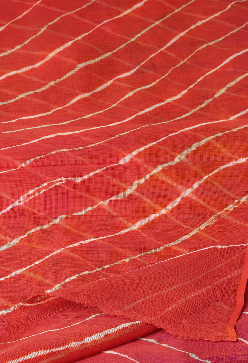 Red Pure Gota Patti Bandhani Printed Kota Dupatta –UDS4553