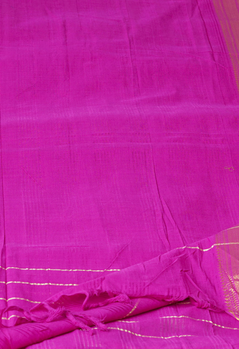 Purple Pure Plain Mangalgiri Cotton Dupatta–UDS4870