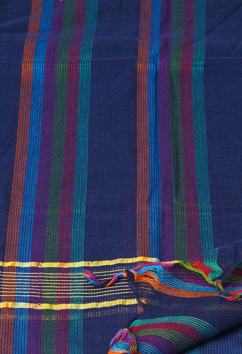 Multi Pure Plain Mangalgiri Cotton Dupatta–UDS4891