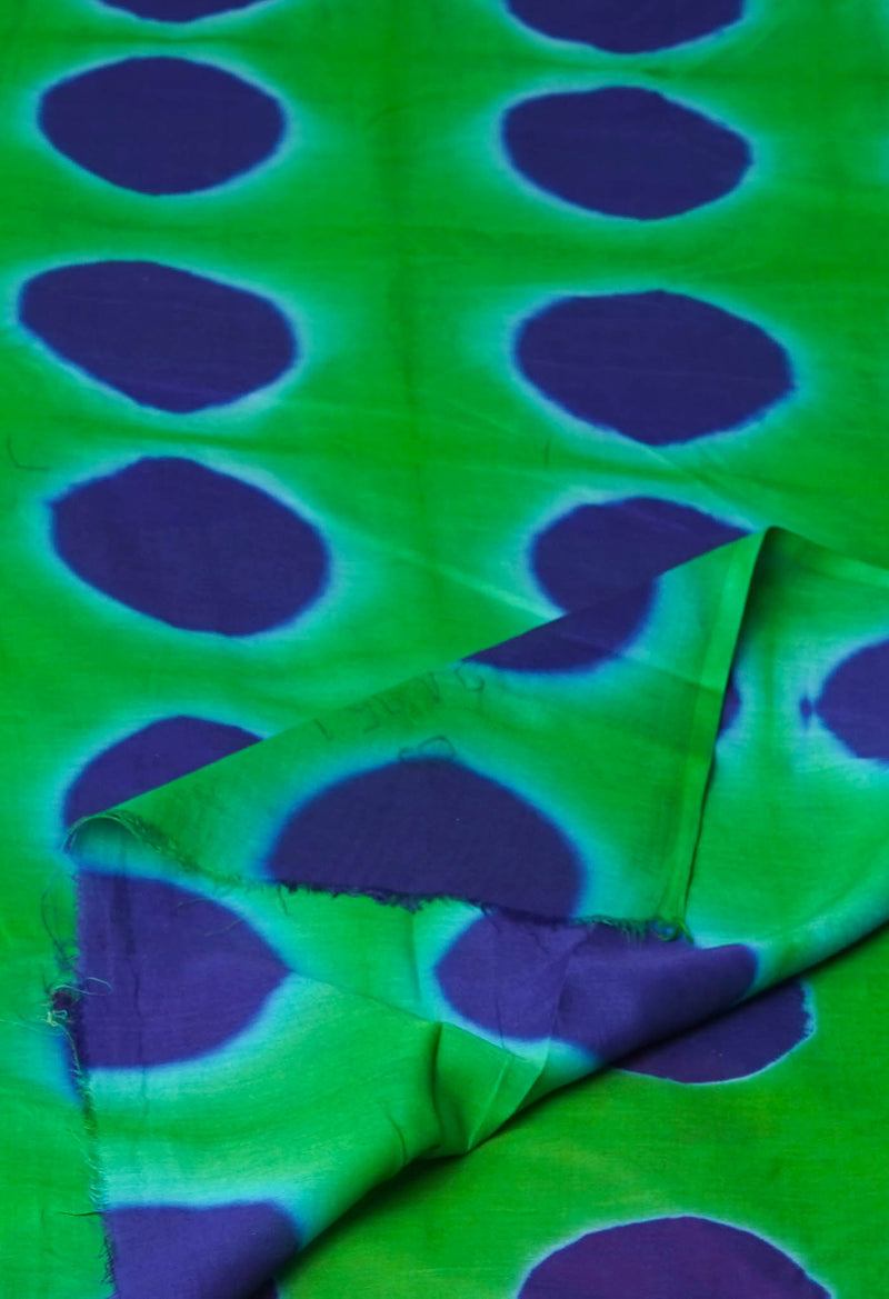 Green Pure Shibori Superfine Soft Cotton Dupatta –UDS5079