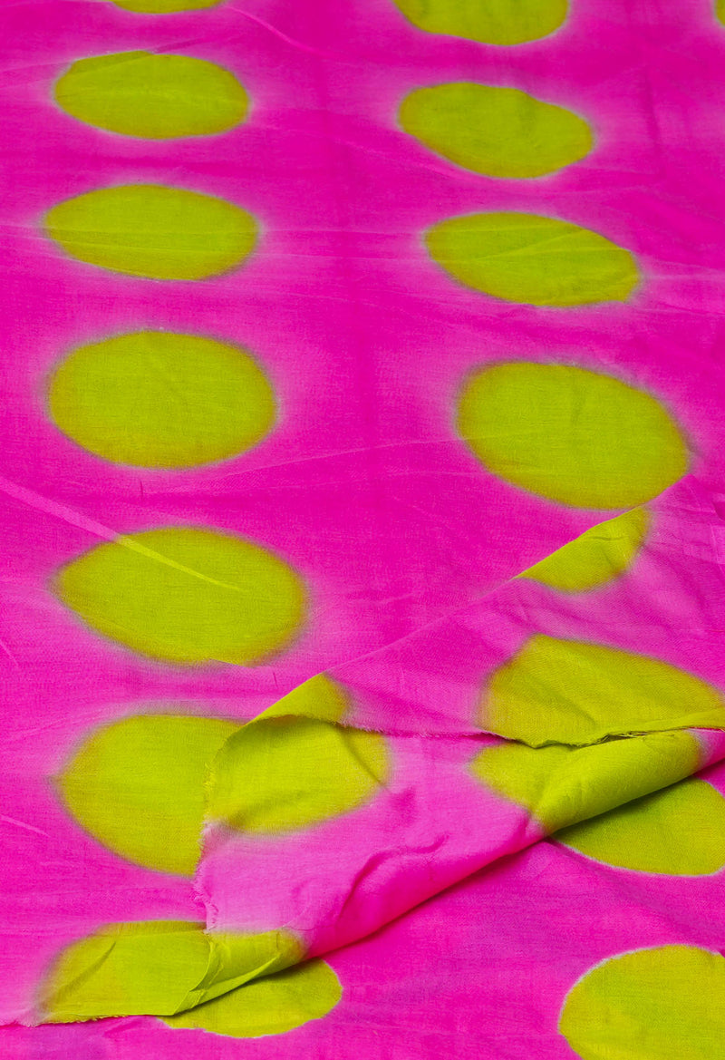 Pink Pure Shibori Superfine Soft Cotton Dupatta –UDS5081