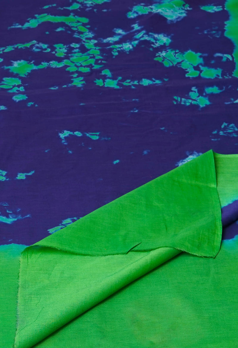 Blue Pure Shibori Mulmul Cotton Dupatta –UDS5091