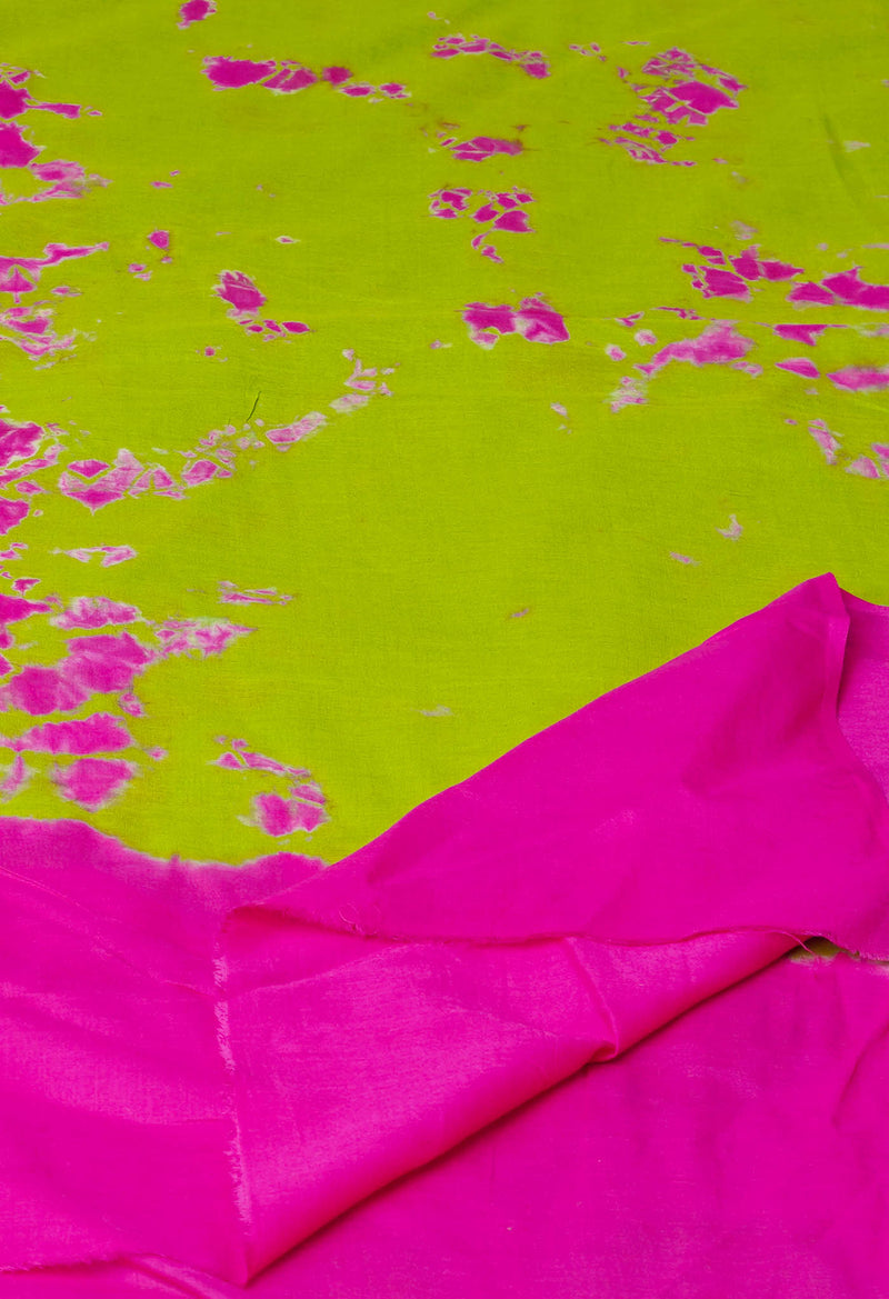 Green Pure Shibori Mulmul Cotton Dupatta –UDS5094